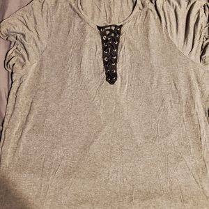 Lace up tee- torrid 6